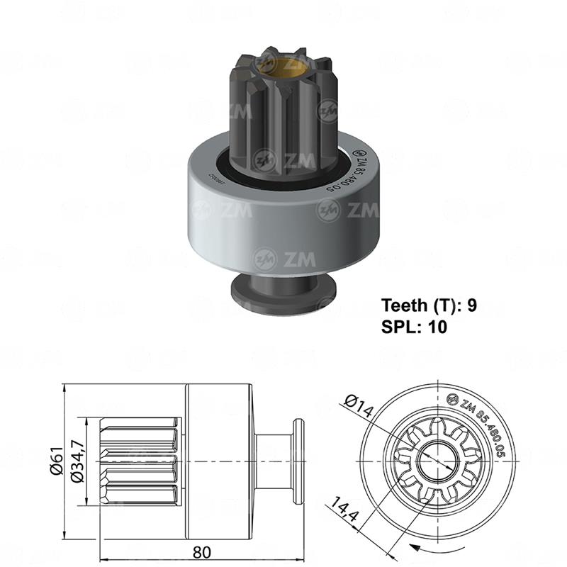 BENDIX VOLKSWAGEN WORKER T-9