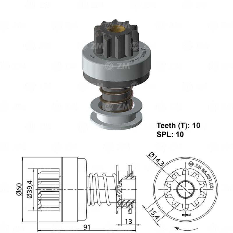 BENDIX BOSCH PERKINS-FOTON 10D