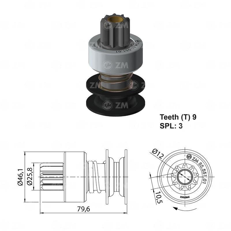 BENDIX CHEVROLET TODOS EQP ORIG 9D