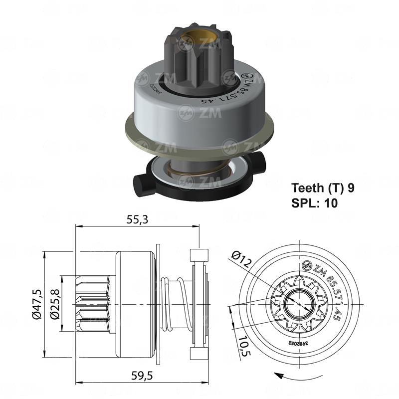 BENDIX VOLKSWAGEN GOLF M 2000 9D