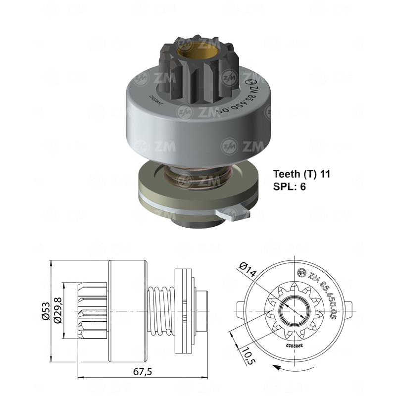 BENDIX LADA 2121 TAXI 2106 11D