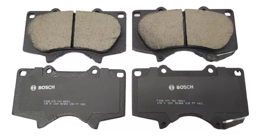 PASTILLA DE FRENO DEL QUITCAST FMSI 7877-D976 LEXUS GX470 4.7 03-09,GX460 4.6 03-10;TOYOTA 4RUNNER SR5 4X4 3.4 4.0 4.7 02-13;TUNDRA V8 24V 4X4 4.7 03-13,SEQUOIA V8 24V 4X4 4.7 01-07,PRADO TX V6 4X4 3.0 4.0 08-15,FORTUNER SR5 3.0 4.0 4X2 4X4 07-15,FJ CRUISER GSJ15 4.0 07-10,HIGHLANDER 2006,TACOMA 05-15,HILUX 4X4 3.0 VIGO 10-21;MITSUBISHI MONTERO ALL NEW WAGON V97 V98 3.2 3.8 08-12;GREAT WALL HAVAL H3 4X4 H5;JAC T8 T9 2.0 20-24,T6 2.0 18-24