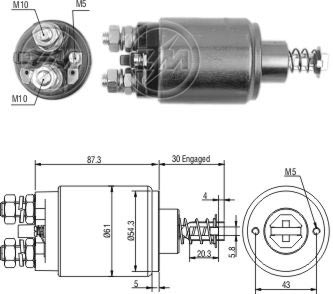 AUTOMATICO NASHVILLE TRACTORES 12V TIPO BOSCH