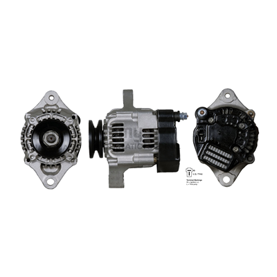 [84100211-1670] ALTERNADOR KUBOTA MOTOR ESTACIONARIO PLANTA ELECTRICA 12V 40AMP 2PINES P: 1V T:NIPONDENSO V:INT