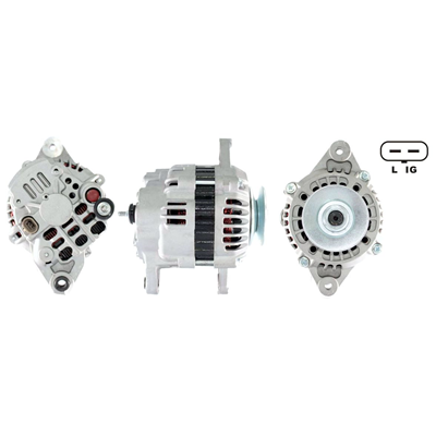 [8496.314.258] ALTERNADOR DAEWOO MATIZ LABO CHEVROLET SPARK MV 12V 80AMP POLEA SENCILLA EN V TIPO MANDO