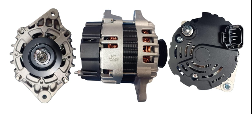 [8437300-02800] ALTERNADOR HYUNDAI ATOS 03-10 GETZ 02-09 KIA PICANTO 12V 70AMP POLEA 4PK 2 PINES TIPO VALEO 23910N F000BL0101 37300-02551 37300-02700