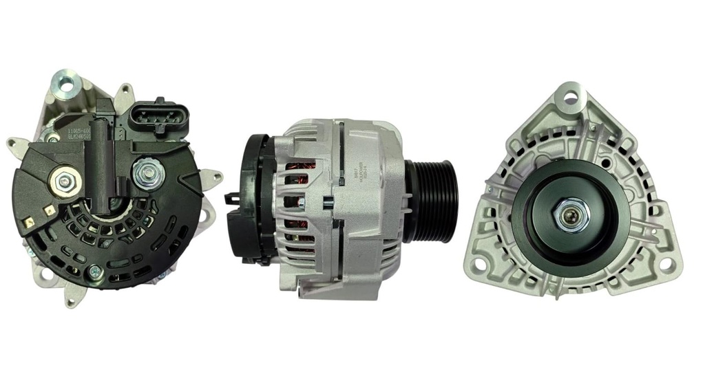 [840-124-655-002] ALTERNADOR MERCEDES BENZ MB LO915 ATEGO 1726 1725 24V 110AMP SPOOL 3 OREJAS 9PK T:BOSCH V:INT(GA298)