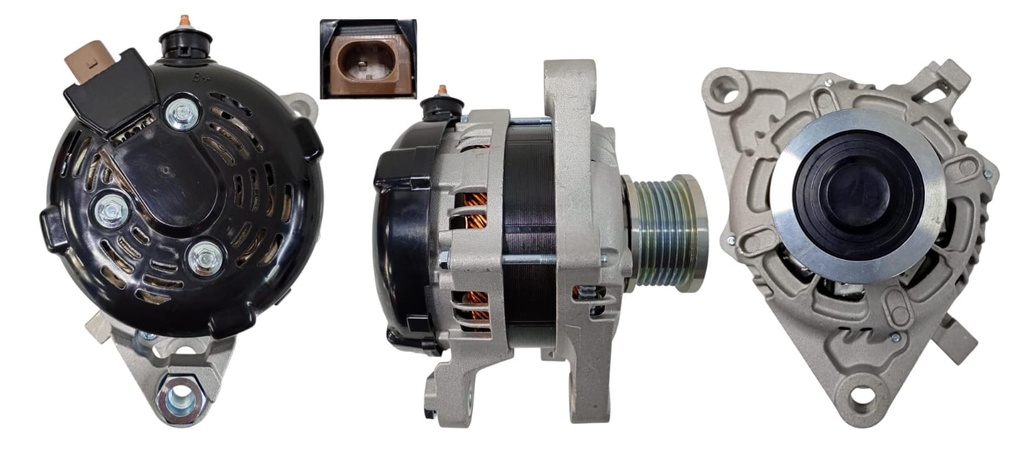 ALTERNADOR TOYOTA HILUX 2.8 2016 12V 90AMP 7PK SEÑAL LIN ID 9 F000BL0131 0124315033 0124315034 F000BL01A1 27060-0L170B ZEN41005 