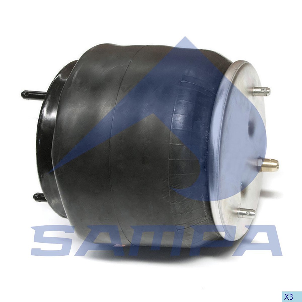 BOMBONA SUSPENSION DELANTERA SCANIA BUS Y CAMION DMAX: 320 MM, M12 X 1, 5, L: 190 MM OEM 1386198