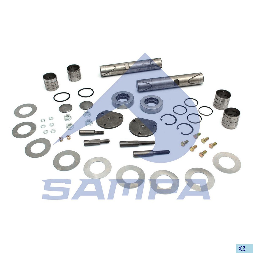KIT SPLINDER FORD TRUCK R200050S INTER 4700 - DIAMETRO DEL PERNO: 44.45 MM LONGITUD TOTAL: 233.12 MM