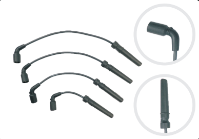 [833000676] CABLE ENCENDIDO CHEVROLET AVEO LS, EMOTION, GT 2007-2014 1.4L 1.6L 16V