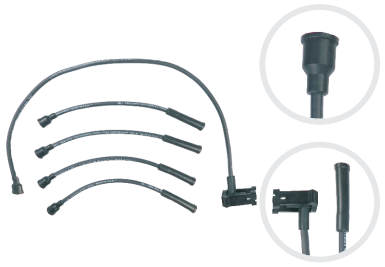 [833000303] CABLE ENCENDIDO RENAULT 9 GAMA - BRIO - MAXIMO  1986 - 1996  1.6L C.C