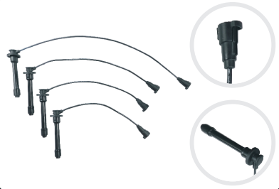[837001605] CABLE ENCENDIDO TOYOTA HILUX MOTOR 2RZFE  2001 - 2007  2.4L - 2.7L  16V