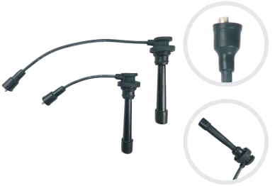 [837001021] CABLE ENCENDIDO MITSUBISHI LANCER 2 CABLES  1996 - 2003  1.5L