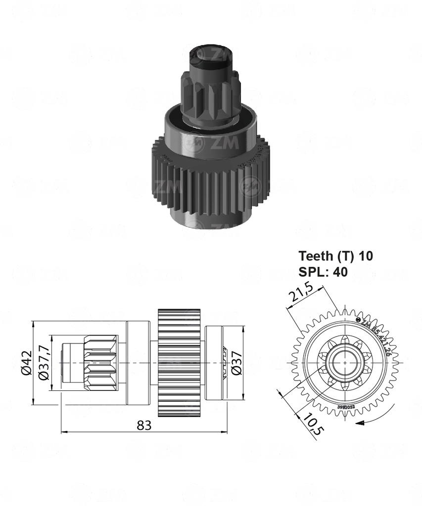 BENDIX RELACIONADO TOYOTA 4.5 DELGADO T-10