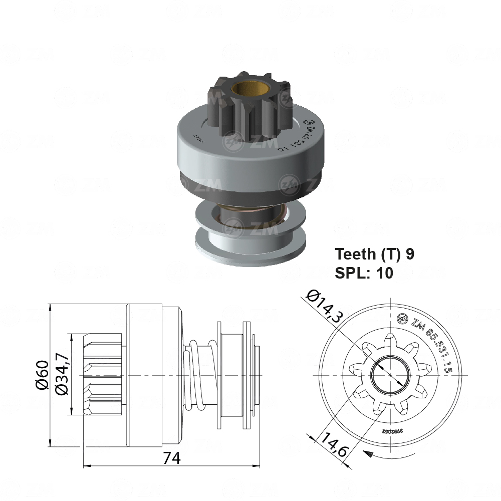 BENDIX FIAT IVECO TIPO BOSCH 9D