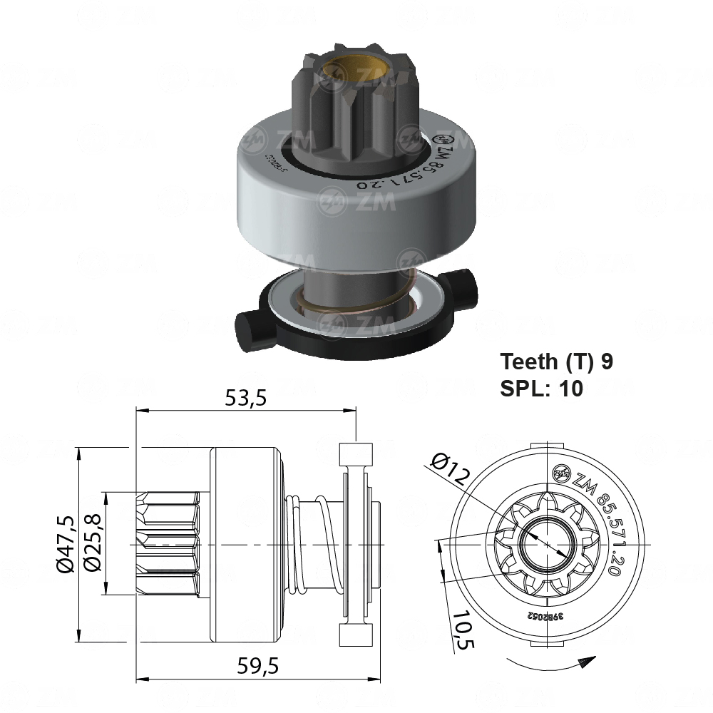 BENDIX VOLKSWAGEN COMBI M 1998 BEATLE NEW 9D