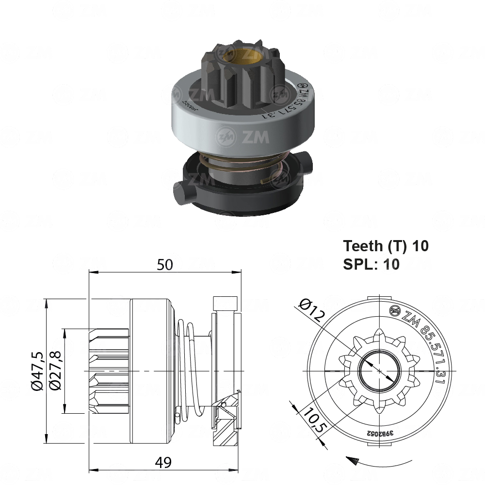 BENDIX DODGE RAM 10D