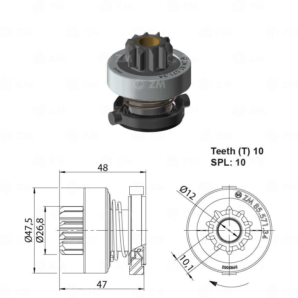 BENDIX FORD FIESTA 10D