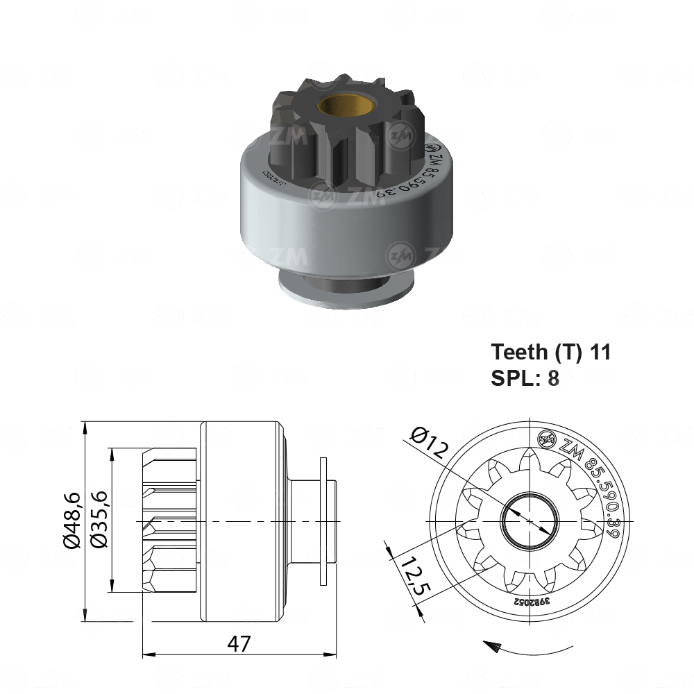 BENDIX KIA 2.5 T-11 TIPO VALEO