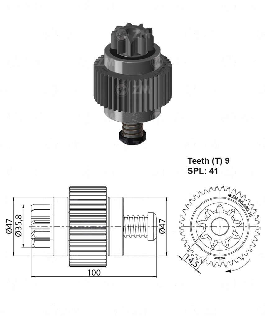 BENDIX RELACIONADO CHEVROLET NPR MV T-9