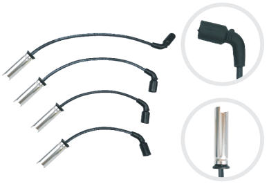 [833000697] CABLE ENCENDIDO CHEVROLET AVEO FAMILY 2007-2014 1.5L / 8V, DAEWOO LANOS 1999-2004 1.5L 8V C.P