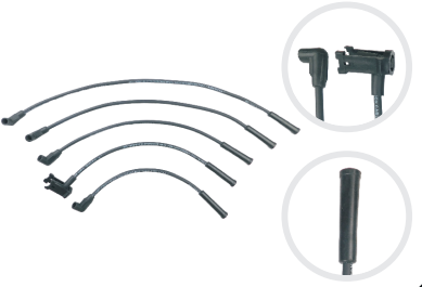 [833000305] CABLE ENCENDIDO RENAULT 9 PERSONALITTE INYECCION 199- 1997 1.6L, CLIO 2000 1.4L C.C