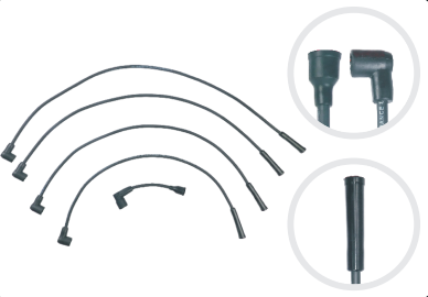 [833001003] CABLE ENCENDIDO MITSUBISHI MONTERO PICK UP MOTOR 4G54 1996-1998 2.4L 