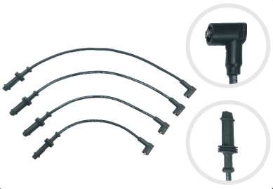 [833002801] CABLE ENCENDIDO PEUGEOT 306 1994-1998 1.4L 8V, CITROEN ZX, XANTIA 1994-1999 1.8L 16V