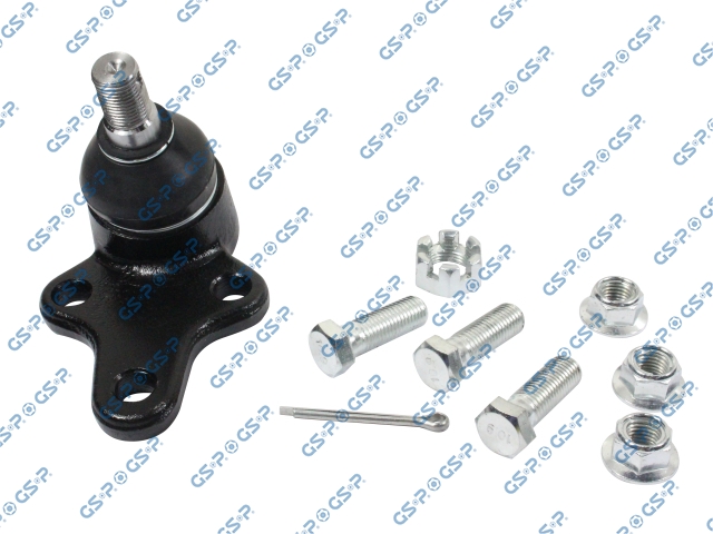 [71S080235] ROTULA INFERIOR TOYOTA HILUX 2.4 22R 1987-2005 4X2 (TRAE 3 TORNILLOS-3 TUERCAS-PIN PASADOR-TUERCA DE SEGURIDAD) (18MM)