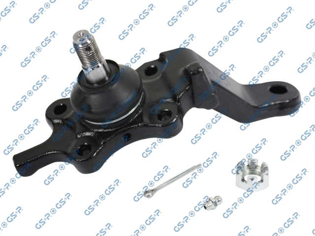 ROTULA INFERIOR IZQ TOYOTA LAND CRUISER PRADO 2.7 3.0 3.4 1996-2009 4RUNNER 2.7 3.0 3.4 1995-2008 (TRAE TUERCA DE PINAR-PIN PASADOR)