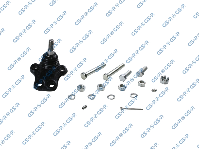[71S080421] ROTULA INFERIOR CHEVROLET LUV 1.6 1990-2006 4X4 (TRAE 4 TORNILLOS-4 TUERCAS SEG-TUERCA PIN-4 GUASAS-PIN PASADOR-GRASERA)