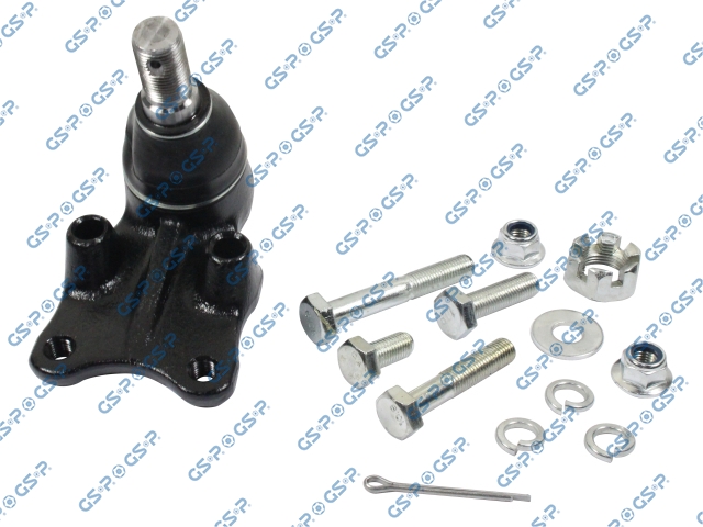 ROTULA INFERIOR CHEVROLET LUV 2.3 1990-2004 4X2 LUV DMAX 2.4 2.5 2005-2014 4X2 (TRAE 4 TORNILLOS-2 TUERCAS-3 GUASAS-ARANDELA-PIN PASADOR-TUERCA DE PINAR)