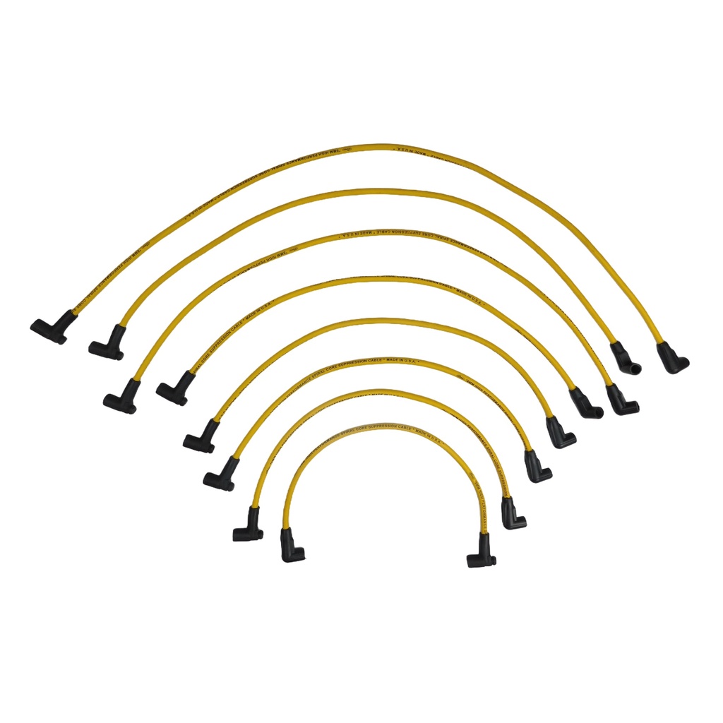 [8320000620] CABLE ENCENDIDO CHEVROLET C10 - C30 TODOS 8 MM CABLE AMARILLO