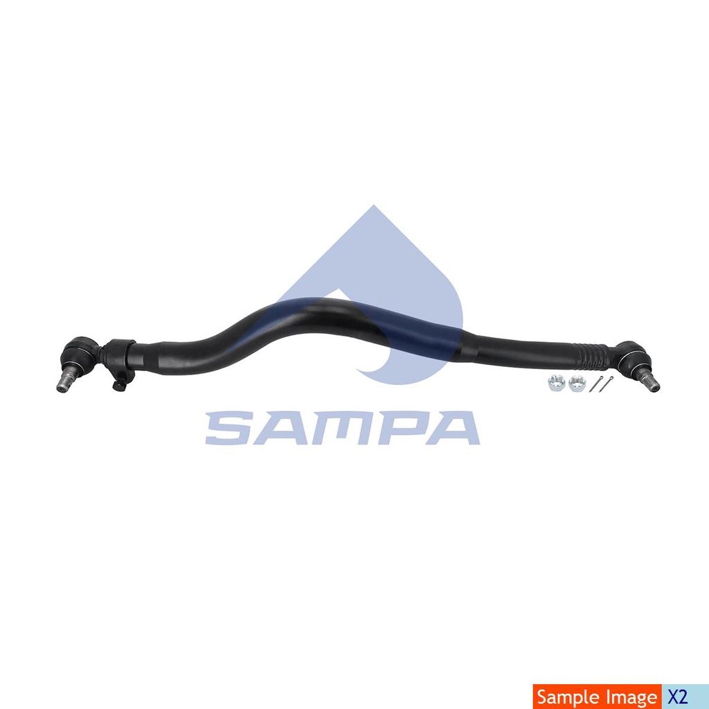 BARRA DIRECCION CENTRAL VOLVO BUS B5 - B8 - B11 1028 MM M20X1.5 / M38X1.5 OEM 22627723