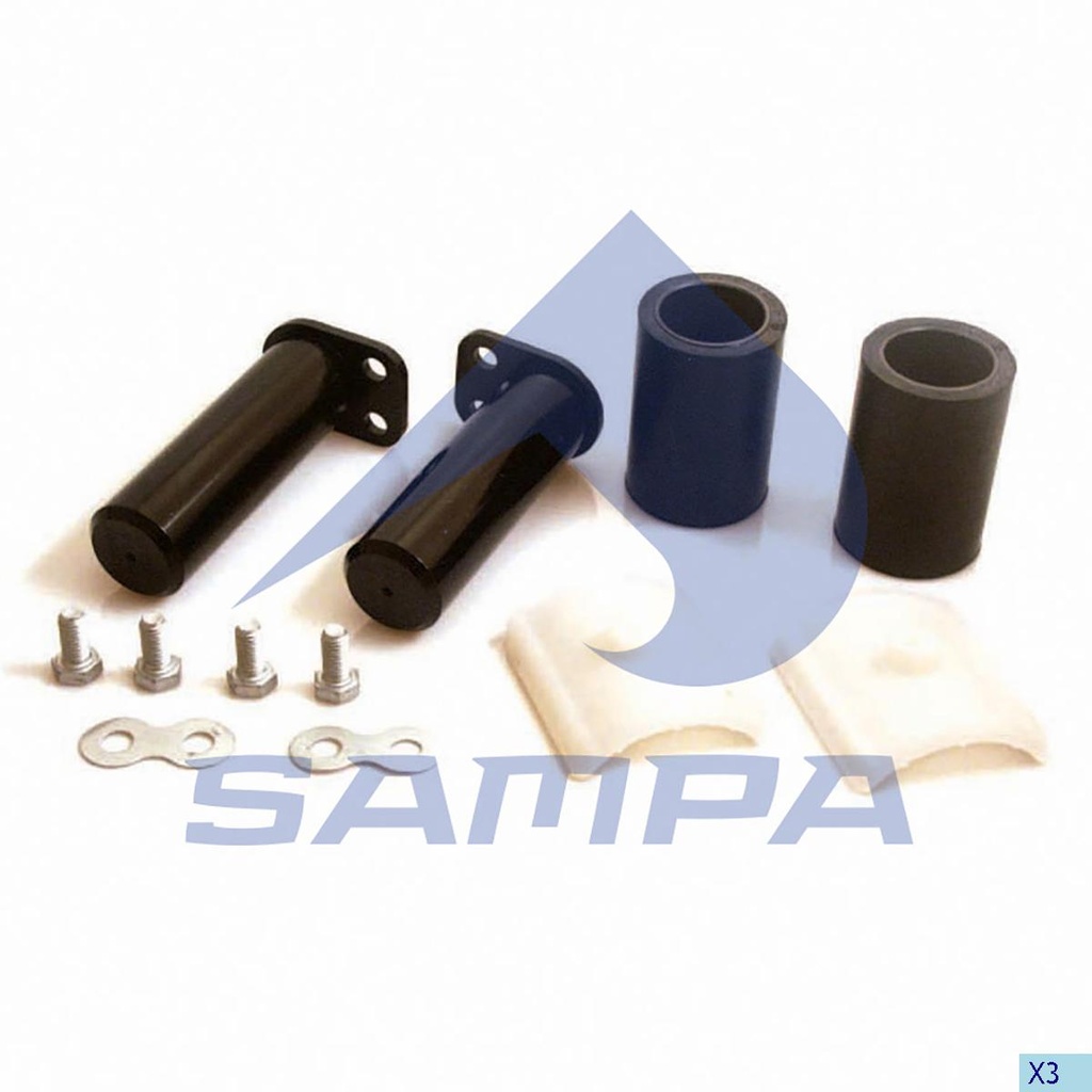 KIT BUJES MEDIA LUNA + PASADORES QUINTA RUEDA DAF TRUCK 1623194