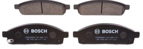 [FP0986BB0747] PASTILLA DE FRENO DEL NEW BLUE FMSI 8728-D1519 MITSUBISHI SPORTERO L200 TRITON IV 2004- 2016 ; MITSUBISHI NATIVA MONTERO SPORT II 2008- 2015