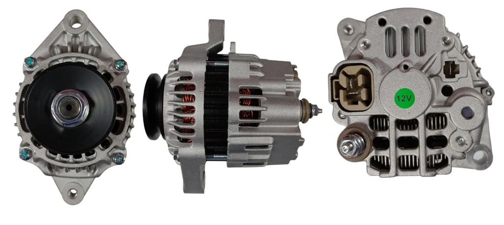 [26LS11331] ALTERNADOR MONTACARGAS YALE MONTERO MITSUBISHI ADAPTACIONES 12V 50AMP 2PINES P: 1V T:MITSUBISHI V:INT