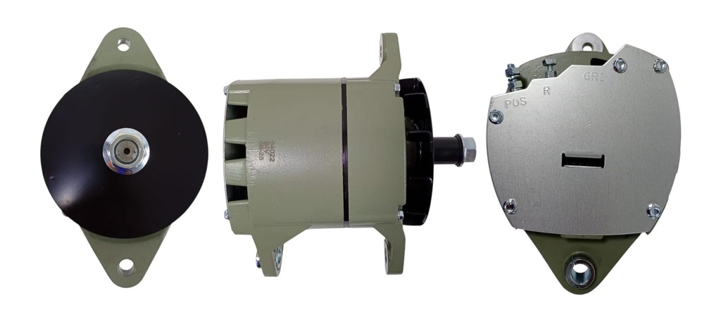 [641117647] ALTERNADOR 20SI CUMMINS CATERPILLAR 24V 45AMP J180 1PIN P: SP T:DELCO V:EXT(1116405-GA206) COD: 64022
