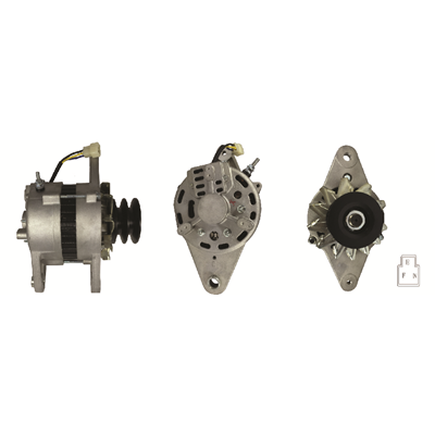 [64LS18118] ALTERNADOR MAQUINARIA AGRICOLA 24V 70AMP TIPO NIKKO REG EXTERNO POLEA DOBLE EN V NEW