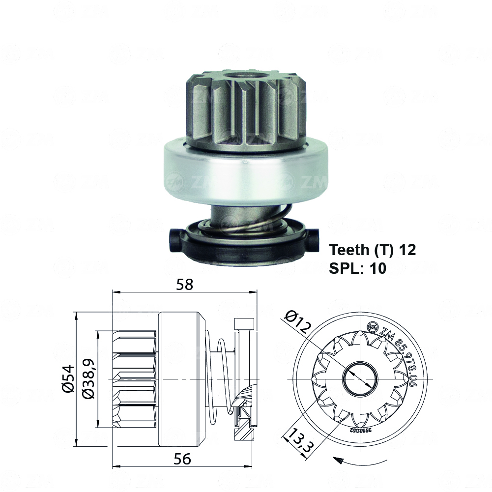 [858597806] BENDIX CITROEN JUMPER FIAT DUCATO PEUGEOT BOXER T-12