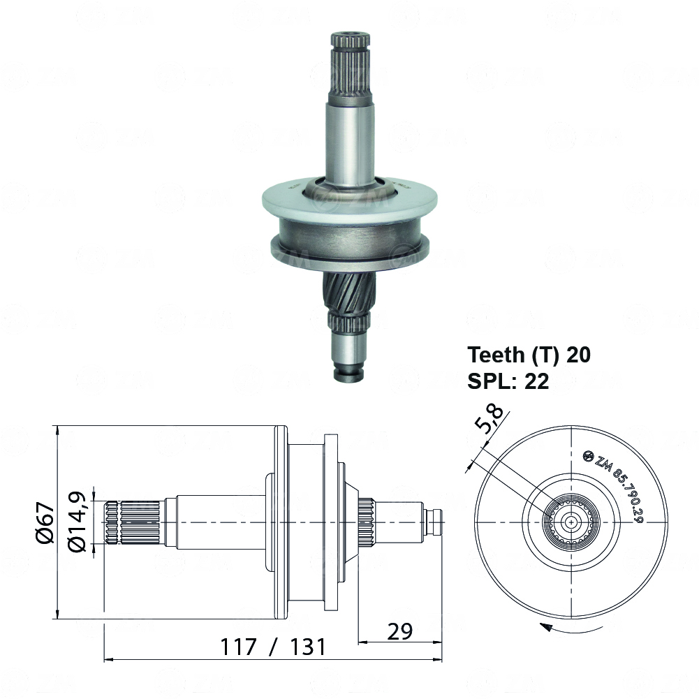[858579029] BENDIX RELACIONADO MAZDA TURBO 20D