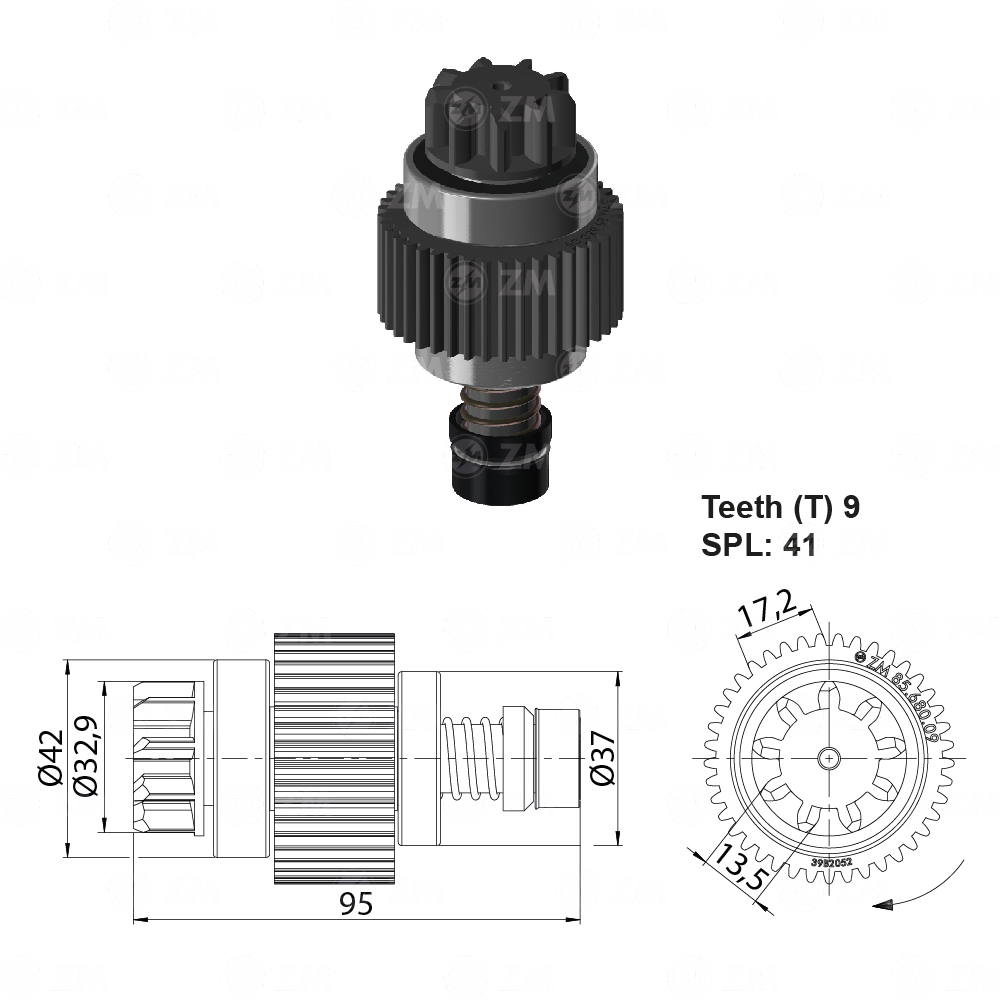 [858568009] BENDIX RELACIONADO CHEVROLET LUV DMAX ISUZU TROOPER TIPO HITACHI 9D