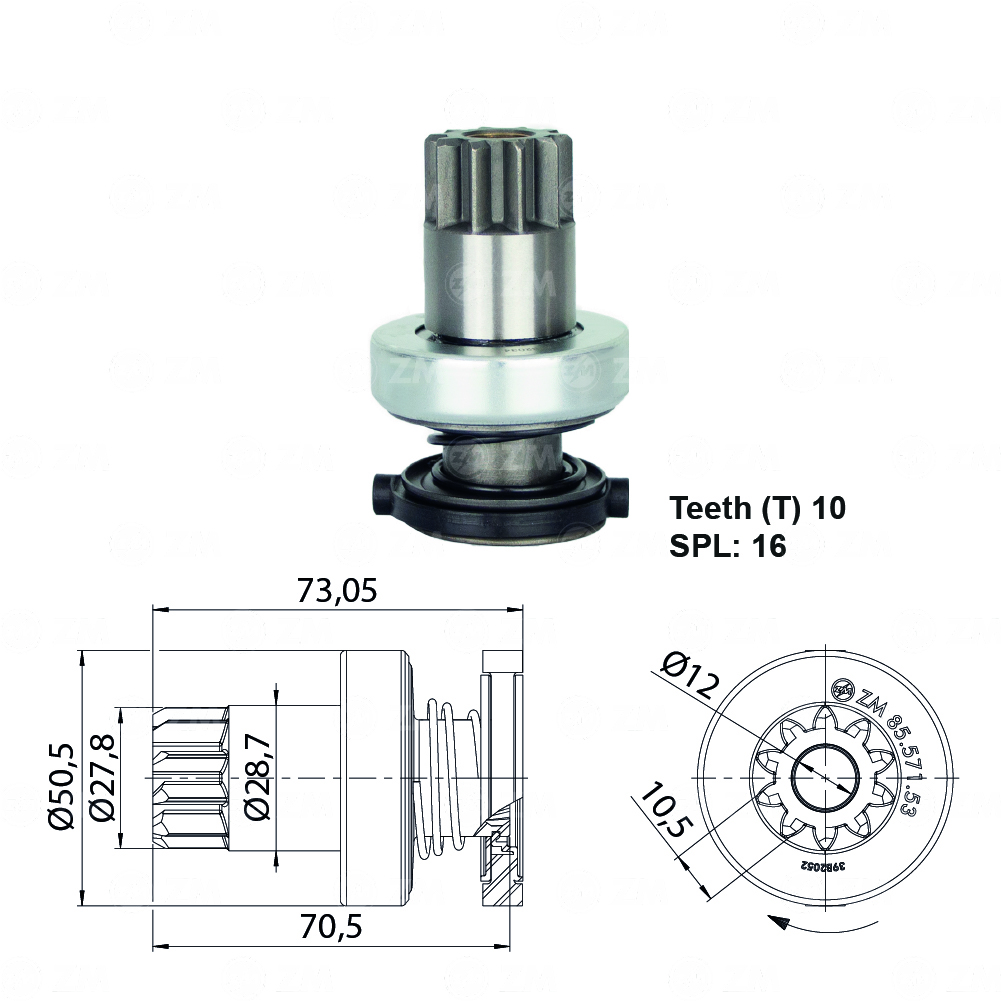 [858557153] BENDIX MERCEDES CLASE C E CLK SLK 10D