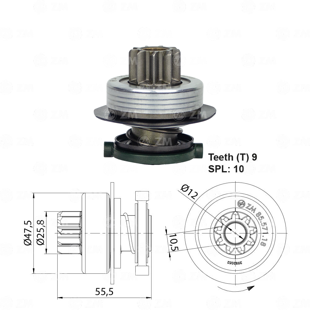 [858557118] BENDIX VOLKSWAGEN GOLF 9D