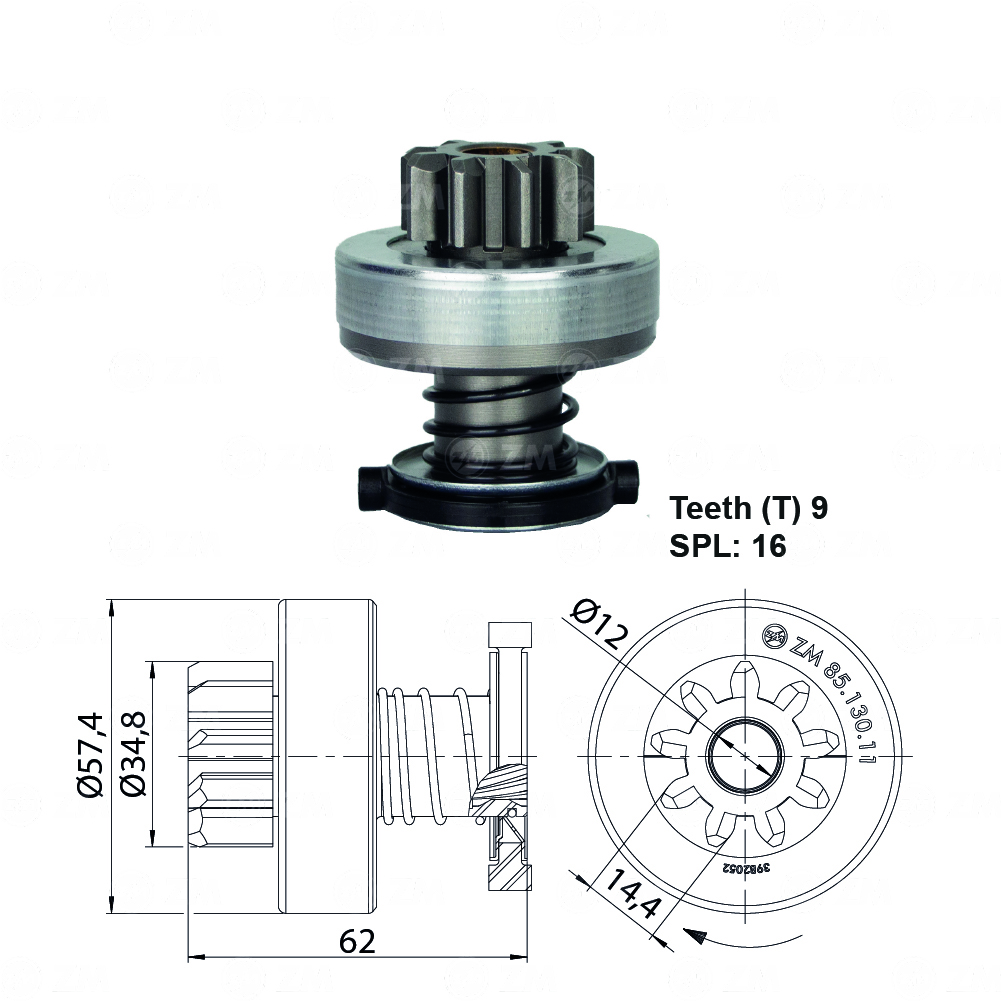 [858513011] BENDIX IVECO DAILY 2016 > 2.7 TIPO BOSCH 9D