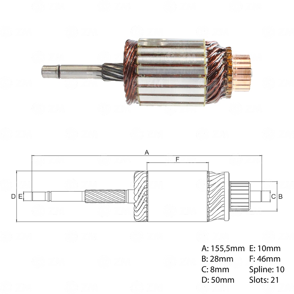 [438359014] INDUCIDO ARRANQUE FORD ECOSPORT 1.6 FIESTA 1.6 16-19 FOCUS