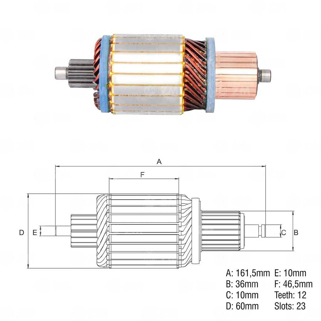 [438381802] INDUCIDO 29MT CASE CUMMINS KENWORTK INTERNATIONAL TIPO DELCO RELACIONADO 3.3KW 12V 12ESTRIAS