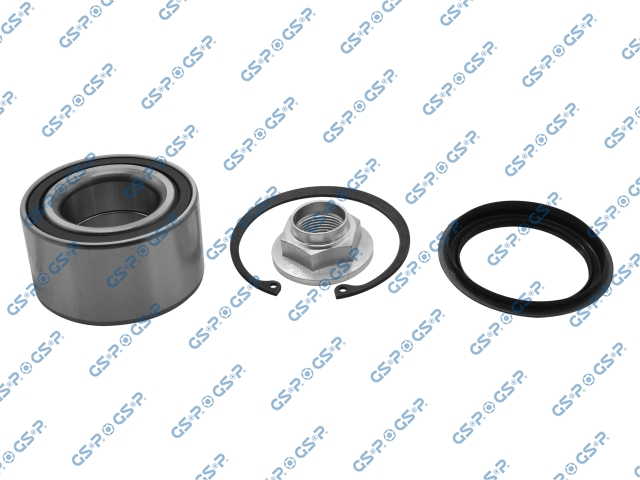 RODAMIENTO RUEDA DEL MAZDA ALLEGRO 1.3 1,6 1995-2007 KIA SEPHIA 1.6 1.8 1995-1999 (RODILLO-RETEN-ANILLO DE RETENCION DE OJO-TUERCA) (40X74X40)