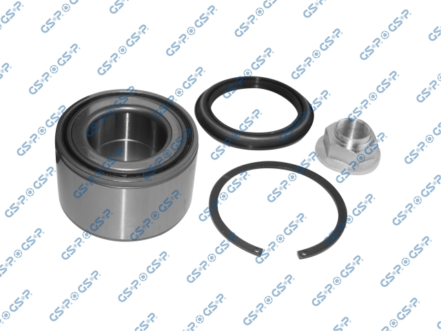 KIT RODAMIENTO RUEDA DEL FORD RANGER 99-06 / MAZDA BT-50 2.5 3.0 - B2600 (RODILLO 9147001) (RODILLO+RETEN+TUERCA+CHAVETA) (47 X 88 X 55) SIN ABS